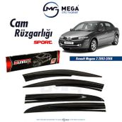 Sunplex Renault Megane 2 Sedan 2003-2008 Mugen Tip Cam Rüzgarlığı