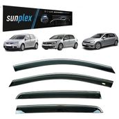 Sunplex Volkswagen Golf 5-6-7 2003-2022 Uyumlu Kromlu Cam Rüzgarlığı