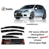 Sunplex Volkswagen Golf 5 Mugen Tip Cam Rüzgarlığı