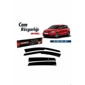Sunplex VW Polo 2010-2017 Mugen Cam Rüzgarlığı