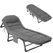 Sunup Sn-26974 Taşınabilir Ayarlanabilir 5 Kademe Sünger Kamp Yatak Şezlong
