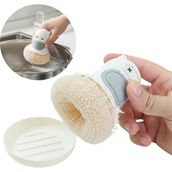 Sunup Sn-29190 Ninja Tasarımlı Deterjan Hazneli Mutfak Bulaşık Fırçası