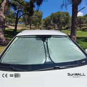 SunWALL Ford Puma Için Uyumlu Titanyum Gümüş Oto Güneşlik