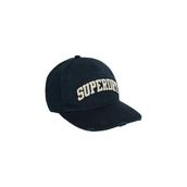 Superdry Erkek Kamyoncu Şapkası Varsity Logosu, Koyu Mavi/Ekru, Derin Lacivert/Ekrü, Tek Beden