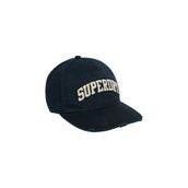 Superdry Erkek Kamyoncu Şapkası Varsity Logosu, Koyu Mavi/Ekru