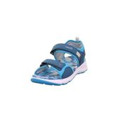Superfit Erkek Çocuk Criss Cross Mavi Sandalet, 34, 382 000586F, 8010 BLAU/TÜRKIS, Erkek Çocuk