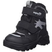 Superfit Snow Max erkek çocuk kar çizmesi, Siyah Açık Gri 0000, 32 EU Schmal