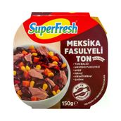 Superfresh Meksika Fasulyeli Ton Balığı Superfresh Meksika Fasulyeli Ton Balığı 150 g