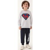Superman L1623-3 Erkek Çocuk Kar Melanj Eşofman Takımı