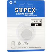 Supex CR2325 3 Vol Teklit Lityum Pil