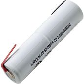 Supex Üst Üste Dik 2'li 2.4 Volt 2000 mAh Süpürge Pili