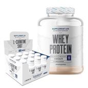 supplementler Whey Protein 2000 gr +L-Carnitine Shot 12 Adet Kombinasyonu