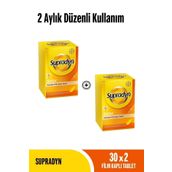 Supradyn 2 Aylık Düzenli Kullanım Paketi: 2x30 Daily Film Kaplı Tablet, Yetişkin Multivitamin - 60 Tablet