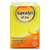 Supradyn All Day Multivitamin Multimineral Koenzim Q10 3x30 Tablet