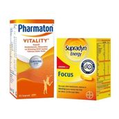 Supradyn Energy Focus 30 Tablet + Pharmaton Vitality 30 Kapsül
