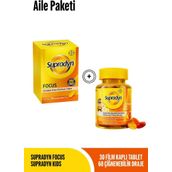 Supradyn Focus 30 Film Kaplı Tablet + Supradyn Kids Aile Paketi