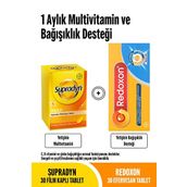 Supradyn+ Redoxon 1 Aylık Multivitamin ve Bağışıklık Desteği