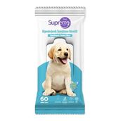 Supreme 60 Adet Hipoalerjenik Köpek Temizleme Mendili