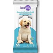 Supreme 60 Adet Kokusuz Hipoalerjenik Köpek Temizleme Mendili