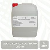 Supta 5 lt Profesyonel Alkali Klorlu Köpüklü Alan Yıkama Maddesi