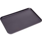 Sürel 20*30 cm Dikdörtgen Düz Sunum Tabak Mat Siyah - 20 x 30 cm