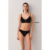 SUWEN Toparlayıcı Balenli Bralet Bikini Üst