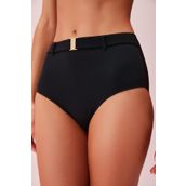 Suwen Yüksek Bel Kemerli Bikini Alt
