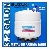 SUZUKI TECHNOLOGY, 12 Litre 3.2 Galon Metal Su Arıtma Tankı