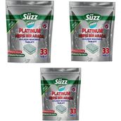 Süzz 99 Tablet Aktif Platinium Bulaşık Makinesi Tableti (3 adet)