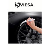 Sviesa Oto Lastik Yazı Kalemi Beyaz Araç Lastik Yazma Boyama Kalemi