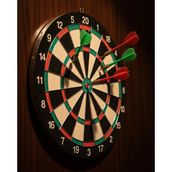 Svoria Store Kaliteli Ahşap 15 Inç Dart Tahtası Kolay Montajlı 4 Ok - Çok Renkli