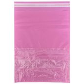 Svs Etiket Plastik Cepli Lila - Pembe Kargo Poşeti - 30x37+5 / 1.000 Adet - Pembe