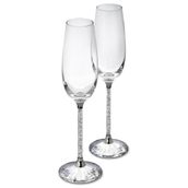 Swarovski 255678 Crystalline Toasting Flutes Set Of 2 Ev Dekorasyonu