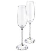Swarovski 255678 Crystalline Toasting Flutes Set Of 2 Ev Dekorasyonu