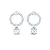 Swarovski 5563278 Attract-Pe Cır Czwh-Cry-Rhs Swarovski Küpe