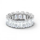 Swarovski 5572699 Vıttore-Rıng 125 Czwh-Rhs 50 Swarovski Yüzük