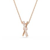 Swarovski 5689788 Hyperbola Pend 2 Band White-Ros Kolye