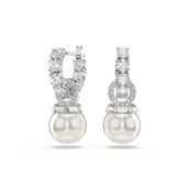 Swarovski 5691716 Matrix Pe Pearl White-Rhs Küpe