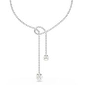 Swarovski 5692416 Matrix Necklace Pearl White-Rhs Kolye