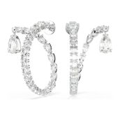 Swarovski 5692524 Matrix Pe Hoop Cry-Rhs Küpe