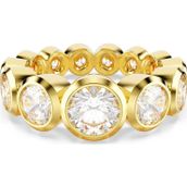 Swarovski 5705474 Imber Ring Round White-Gos 58 Yüzük