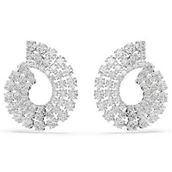 Swarovski 5705834 Matrix Pe Round White-Rhs Küpe