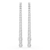 Swarovski 5709257 Matrix Pe M Whi-Rhs Küpe