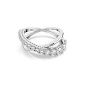 Swarovski 5714952 Re Hyperbola Ring Cocr White-Upd 55 Yüzük