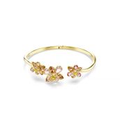 Swarovski 5732387 Idyllia Bangle Pink MUL/GOS M Bilezik