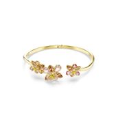 Swarovski 5732387 Idyllia Bangle Pink MUL/GOS M Bilezik
