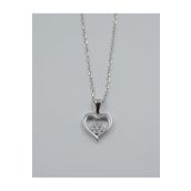 Swarovski Kalp 925 Ayar Gümüş Kolye