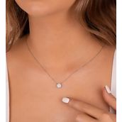 Swarovski PKT-SBS0062 Taşlı Kar Tanesi Model Kadın Gümüş Kolye