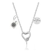 Swarovski Taşlı Kalpli 925 Ayar Gümüş Kolye