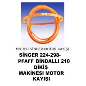 Swart singer 224-298 ve pfaff 210 Dikiş Makinesi Ve Bazı Makineler Için Motor Kayışı Mb-360